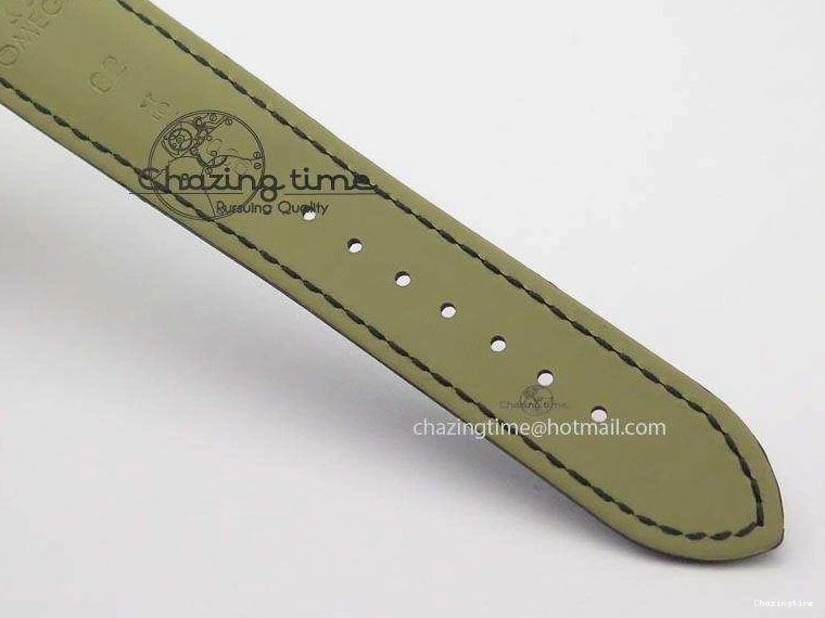 0205 Flexible De Ville MK 1:1 Best Edition SS White Dial On Black Leather Asian Seagull T1701 (Sec@6) 8244